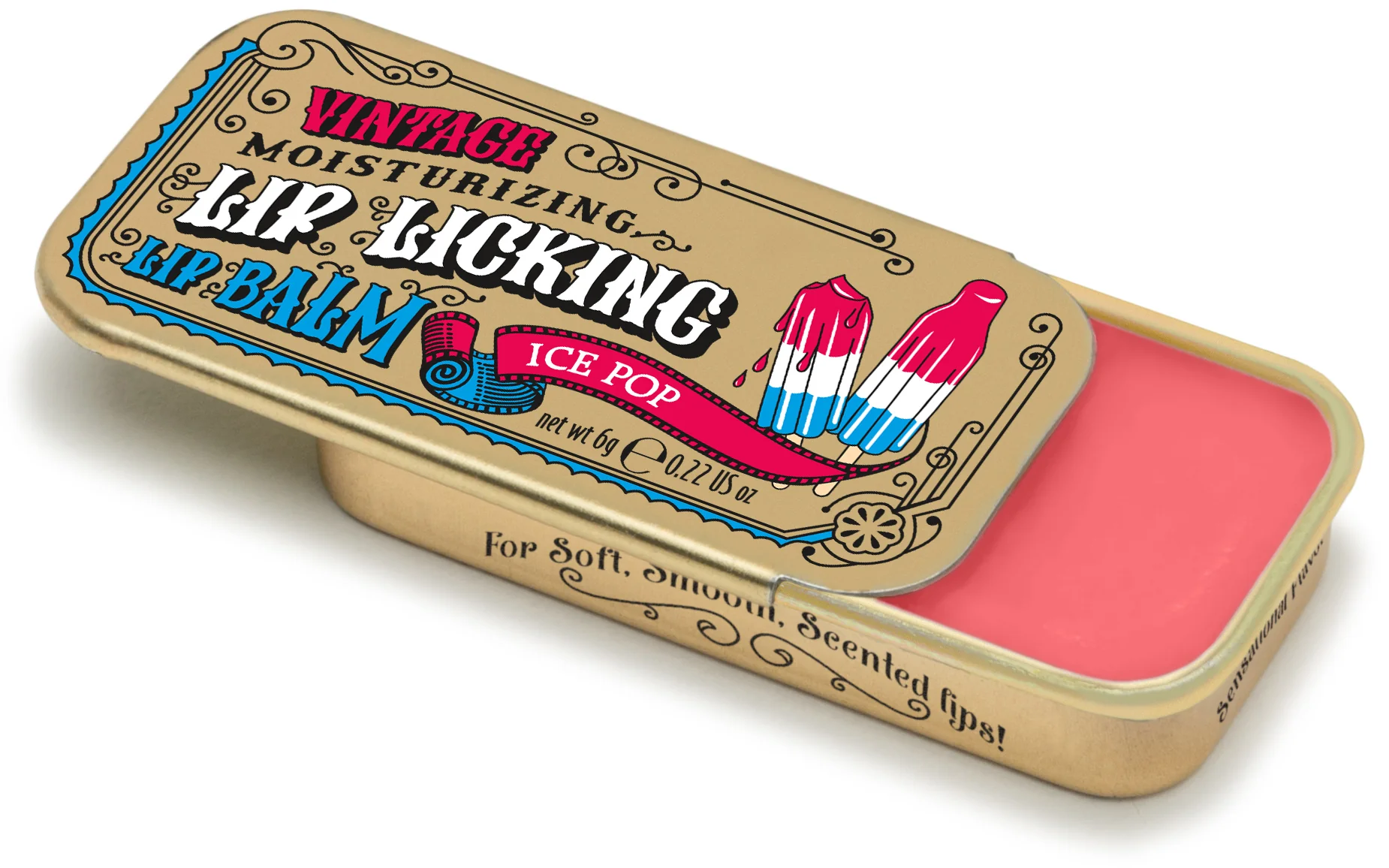 Ice Pop Lip Licking Flavored Lip Balm