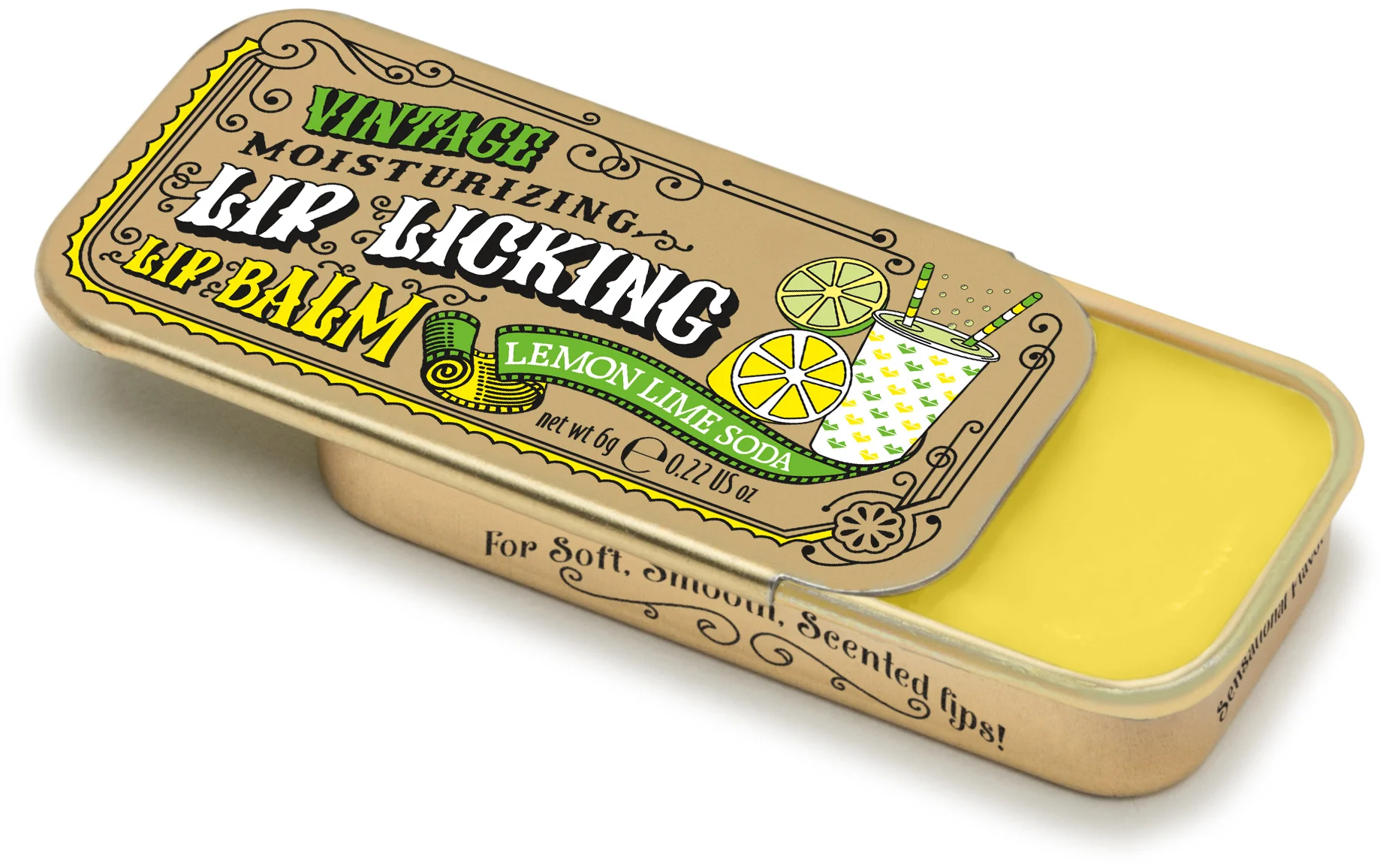 Lemon Lime Soda Lip Licking Flavored Lip Balm