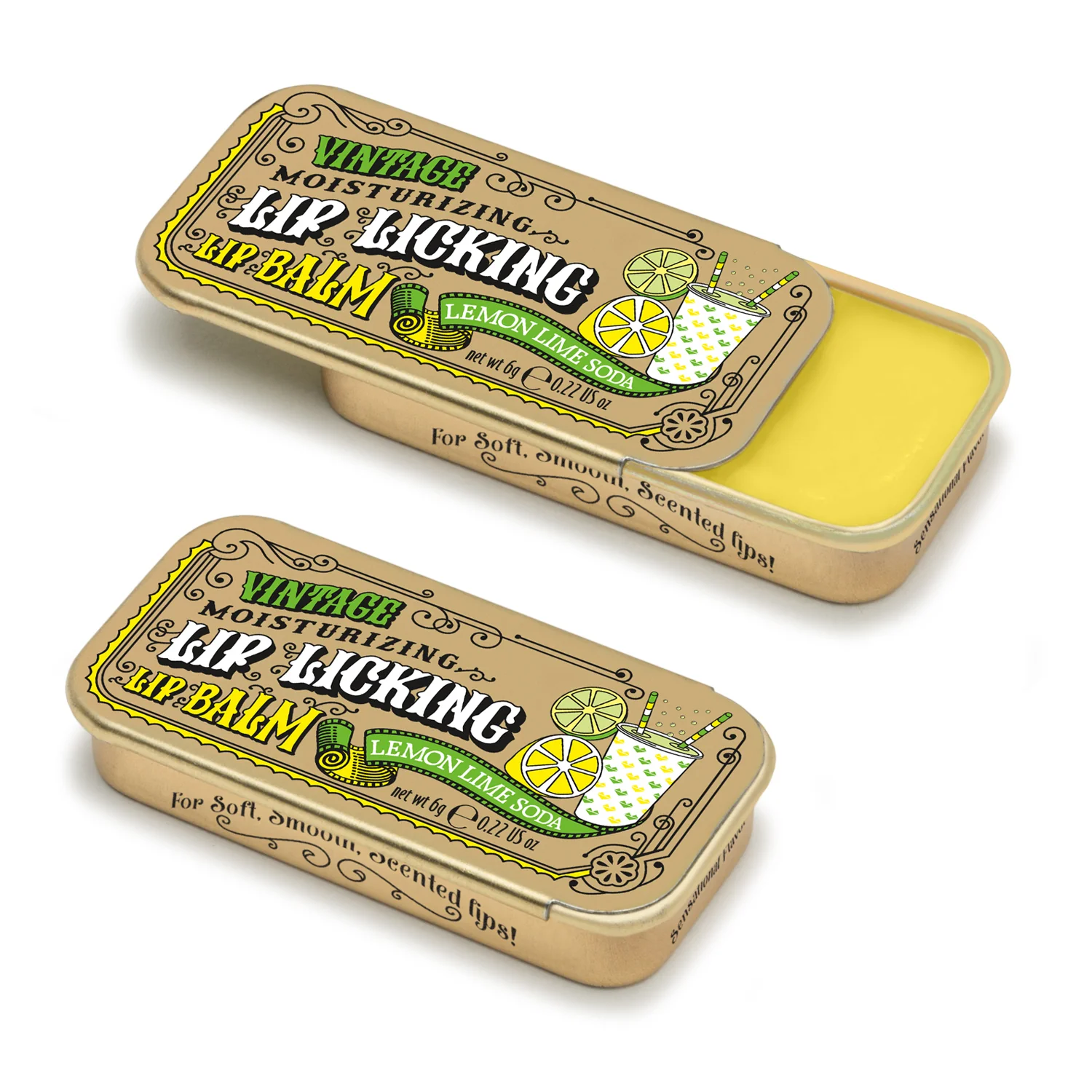 Lemon Lime Soda Lip Licking Flavored Lip Balm - Image 2