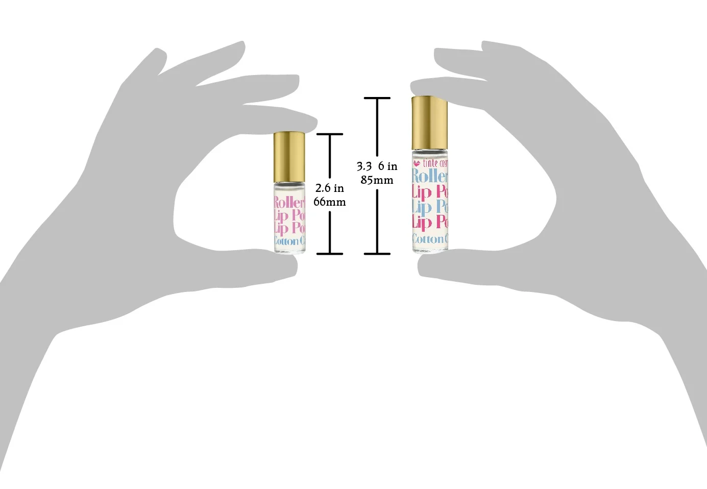 Mini Strawberry Swirl Rollerball Lip Potion - Image 2
