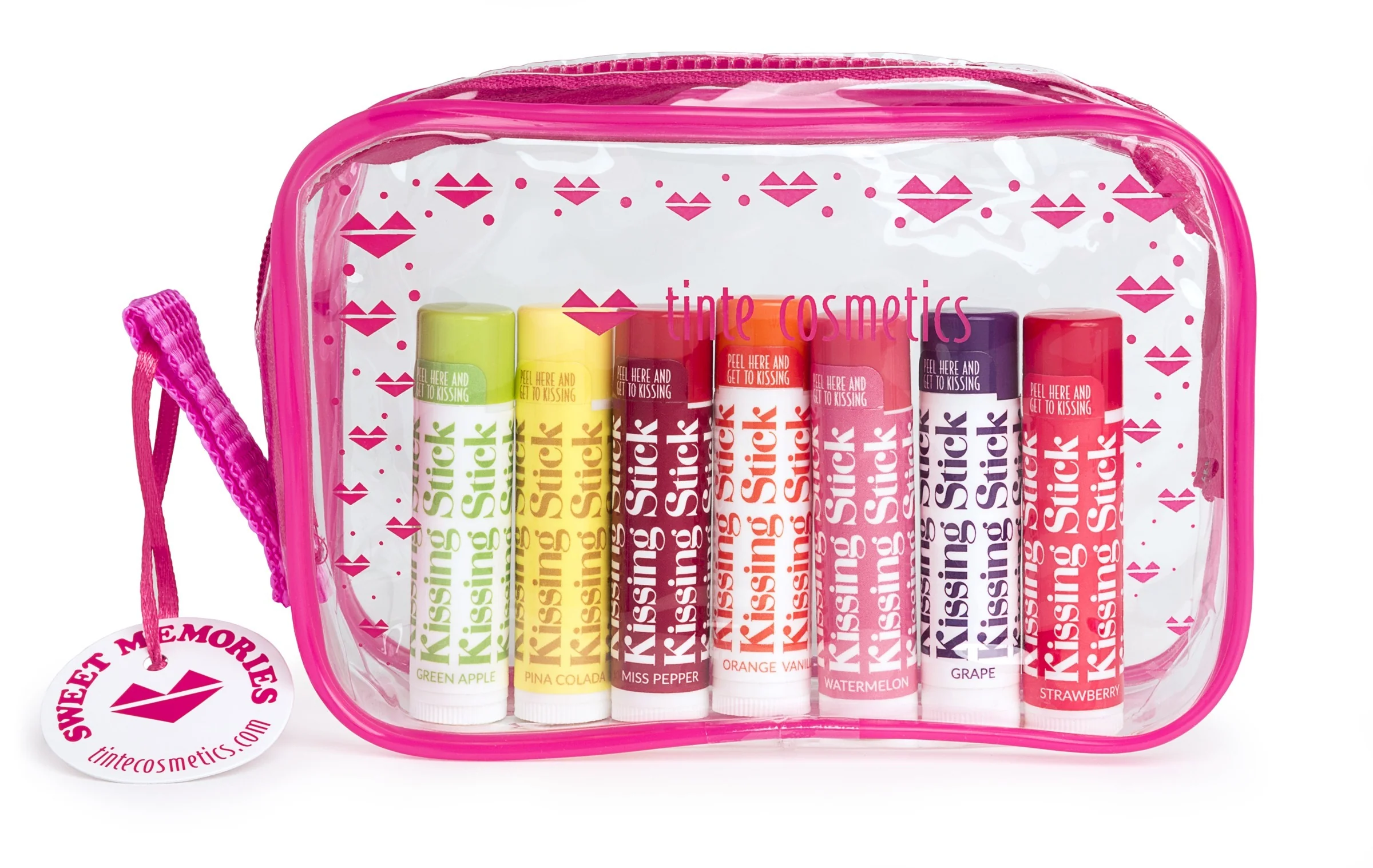 PINK Tinte Hearts makeup bag - Image 4